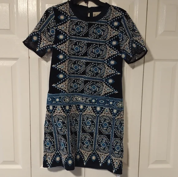 sea new york embroidered dress Sea Alexandra Embroidered Midi Dress main image 1